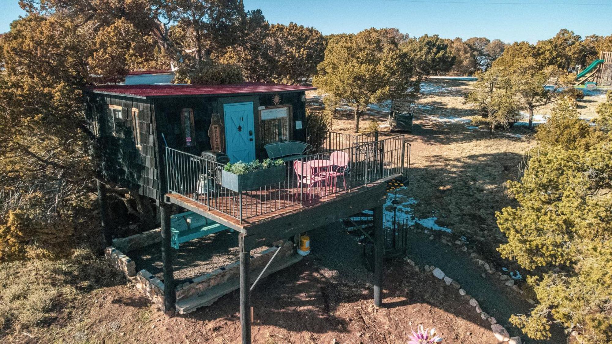 Ashley'S Treehouse At El Mistico Ranch Nogal Exterior foto